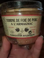 Terrine de foie de porc à l'Armagnac