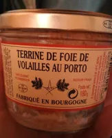 Terrine de foie de volailles au Porto