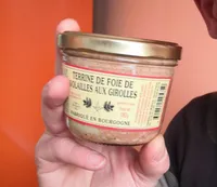 Terrine de foie de volailles aux girolles