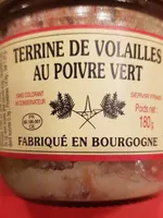 Terrine de volailles au poivre vert