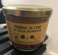Terrine de cerf au vin de bourgogne