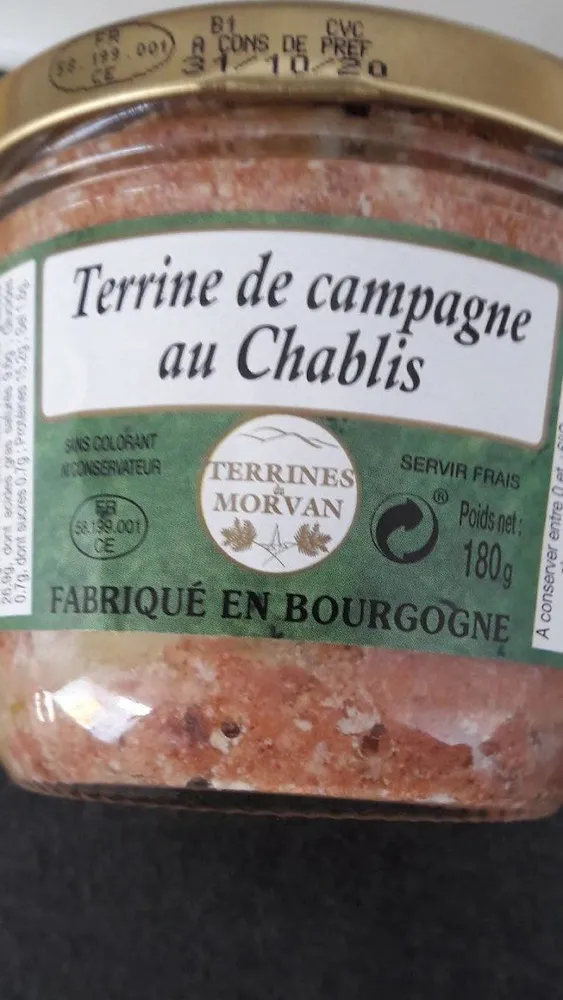 Terrine de campagne au Chablis