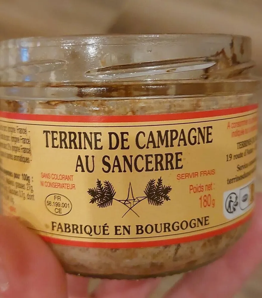 Terrine de campagne au Sancerre