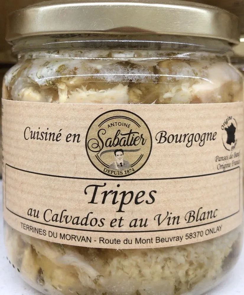 Tripes au Calvados et au vin blanc