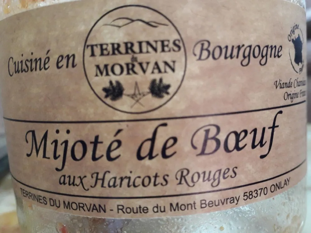 mijoté de boeuf aux haricots rouges