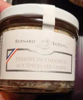 Terrine de chevreuil aux épices vin chaud