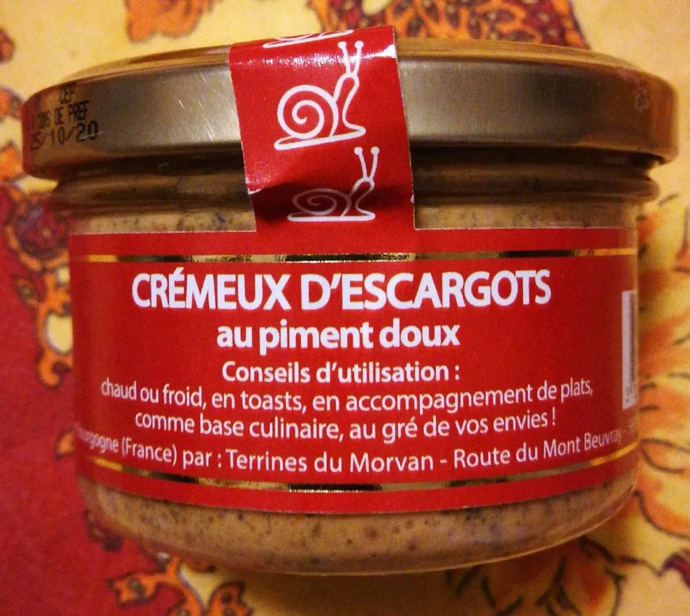 Crémeux d'escargots