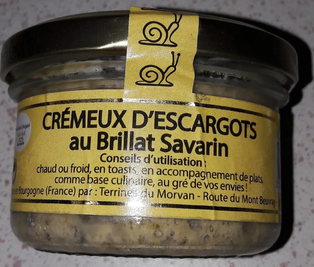 Crémeux d'Escargots au brillat Savarin