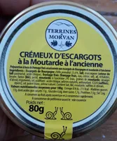 Crémeux d'escargot à la moutarde à l ancienne