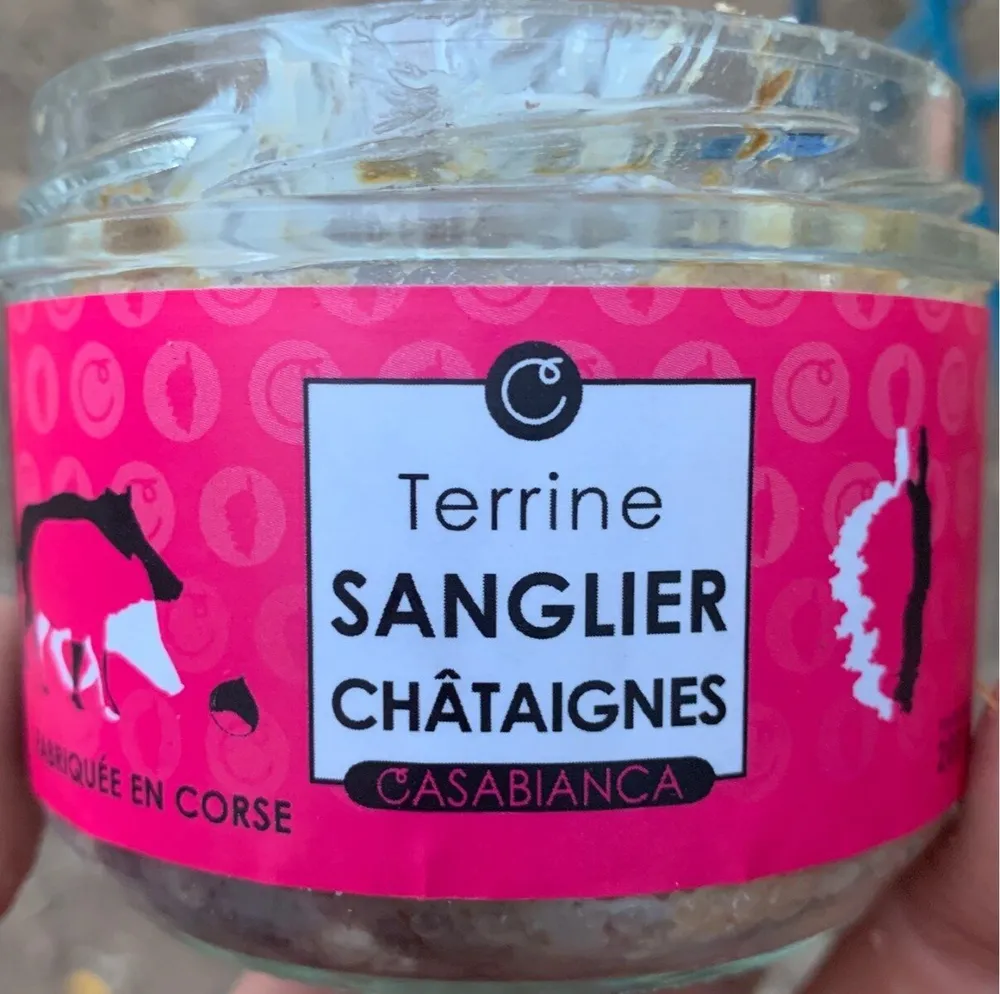 Terrine de sanglier aux châtaignes