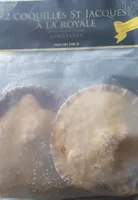 2 coquilles Saint Jacques à la Royale