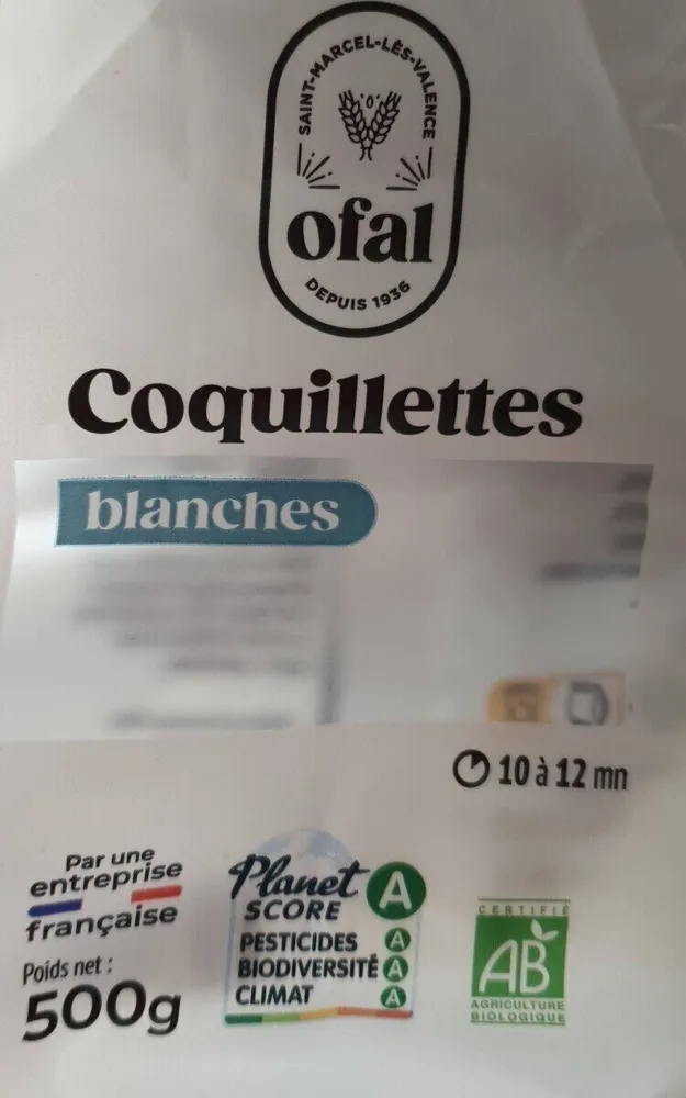 Coquillettes blanches