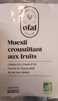 Müesli croustillant aux fruits