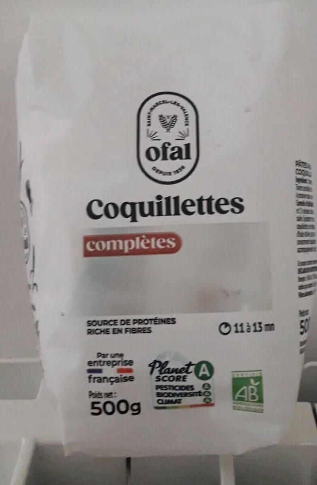 Coquillettes complètes
