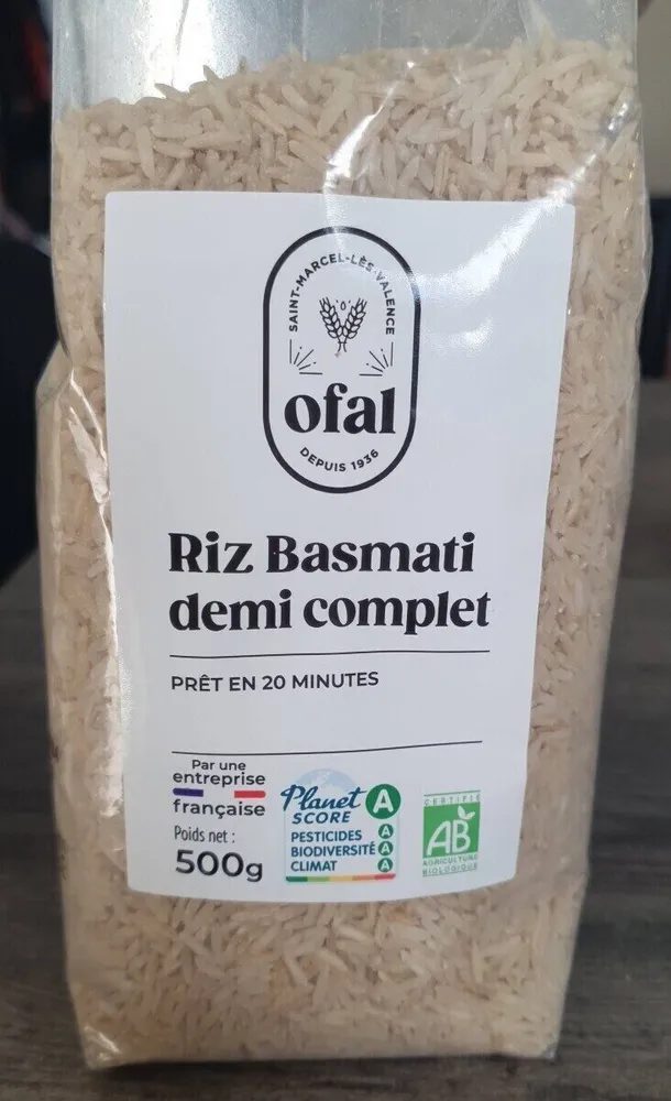 Riz Basmati demi complet