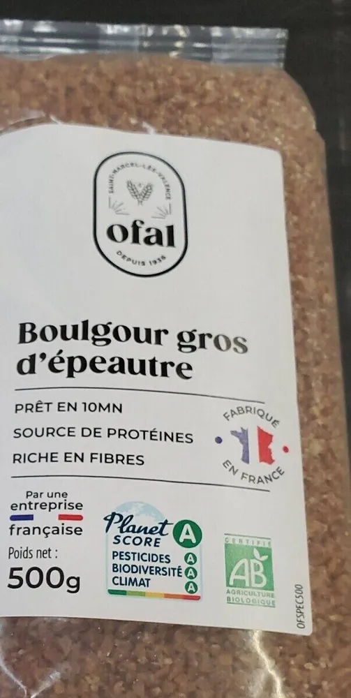 Boulgour gros d'épeautre