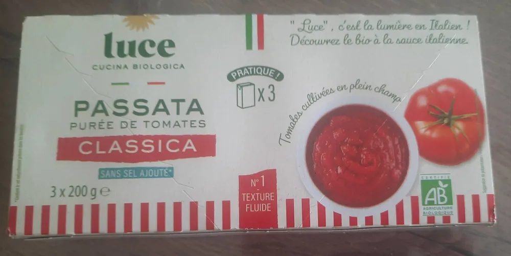Purée de tomates Passata