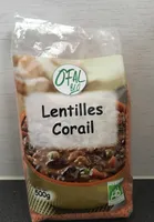 Lentilles corail