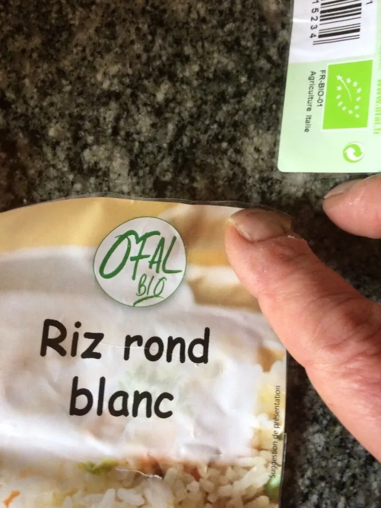 Riz rond blanc