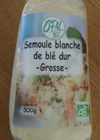 Semoule blanche de blé dur - GROSSE -