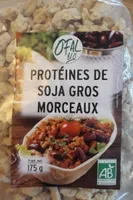 Protéines de soja gros morceaux