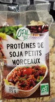 Protéines de soja petits morceaux