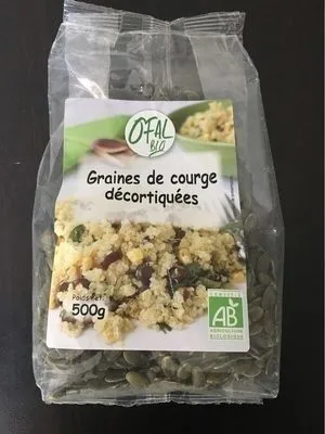 Graines de Courge Décortiquées Bio