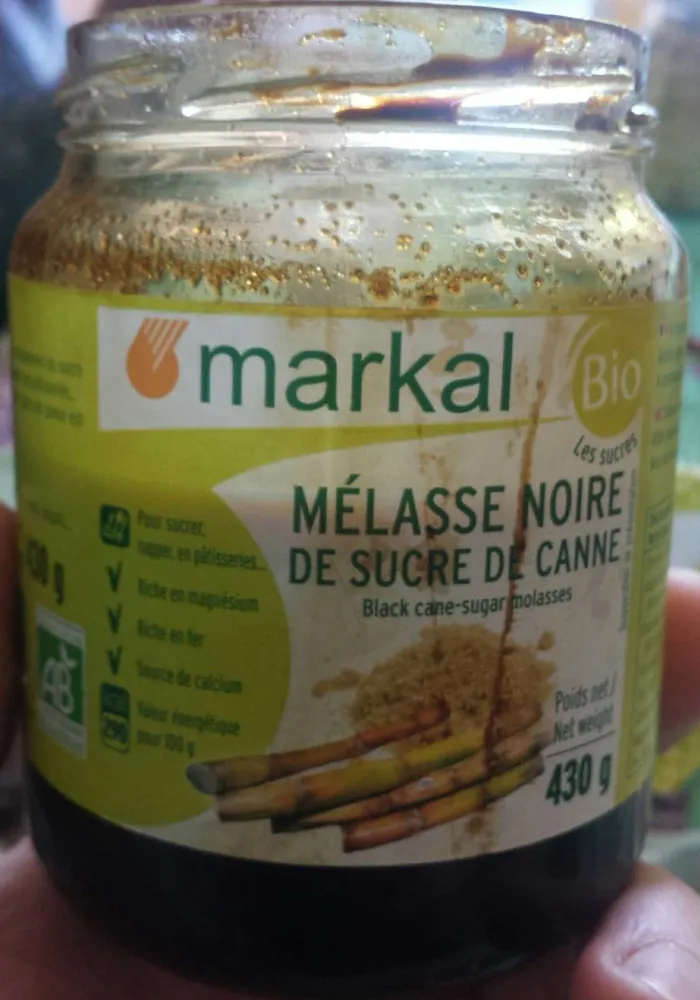 Mélasse noire de sucre de canne