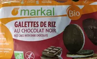 GALETTES RIZ CHOCOLAT NOIR SANS GLUTEN