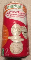 Galettes riz quinoa amaranthe