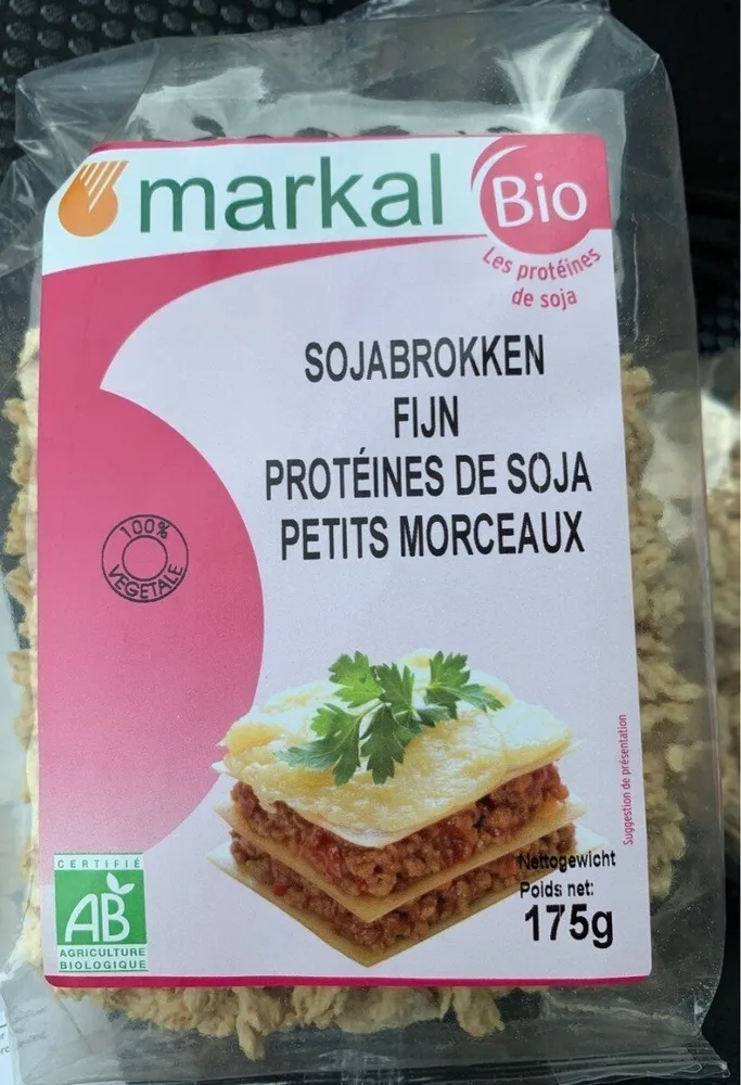 Protéine de soja petits morceaux