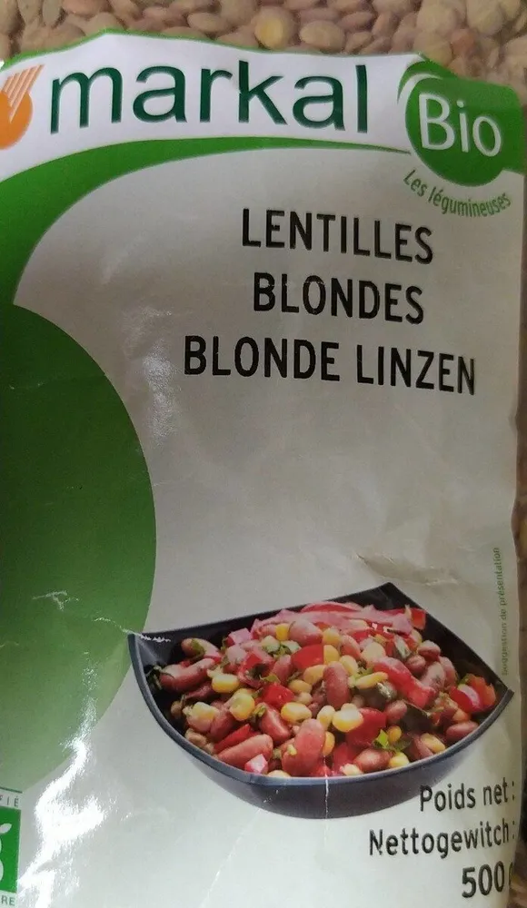 Lentilles blondes