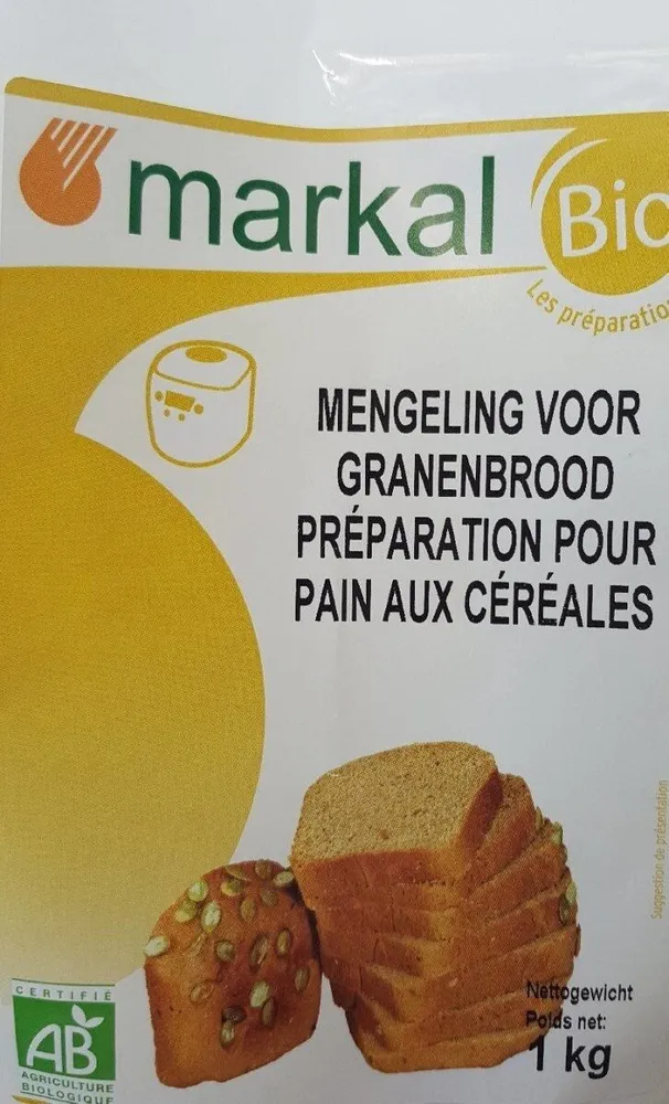 préparation pour pain aux céréales