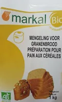 préparation pour pain aux céréales