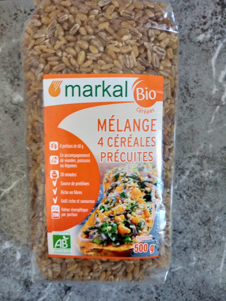 Mélange 4 céréales précuites