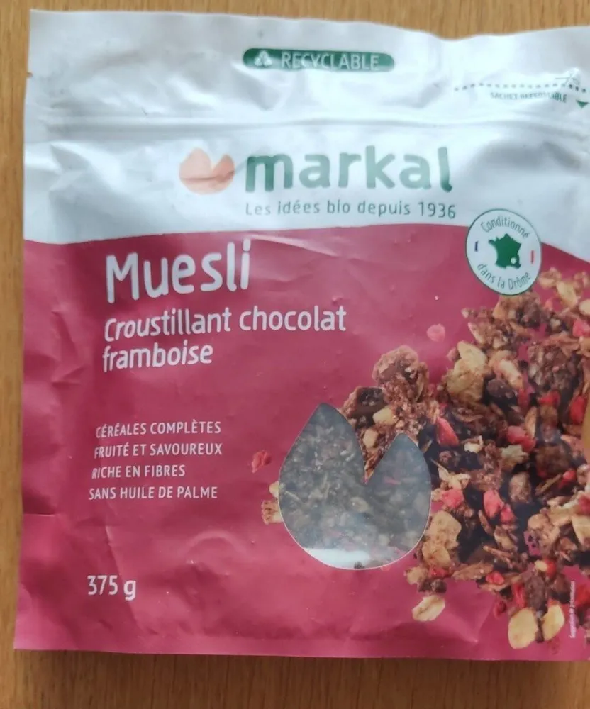 Müesli croustillant chocolat
