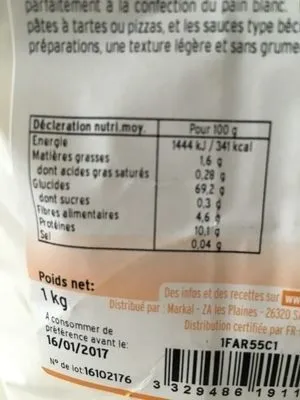 Farine de blé bio
