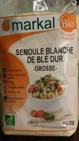 Semoule blanche de blé dur grosse bio