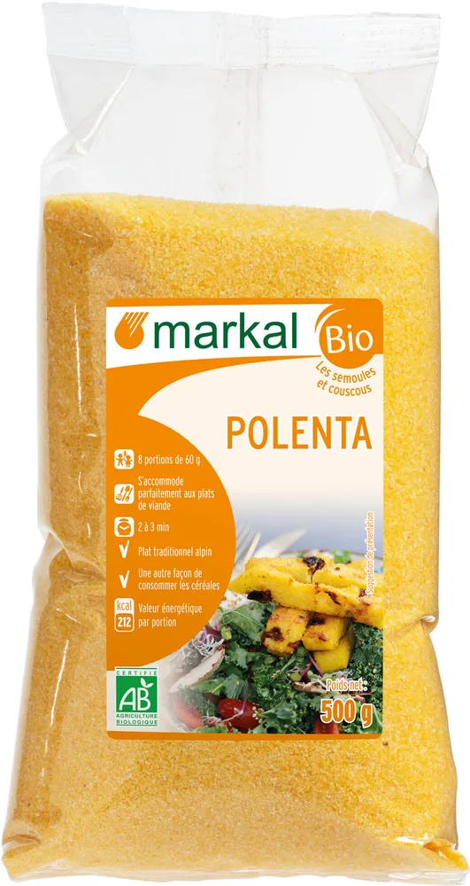 Semoule de maïs précuit bio