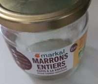 MARRONS ENTIERS CUITS À LA VAPEUR