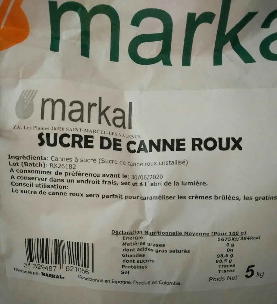 Sucre Canne Roux Naturel