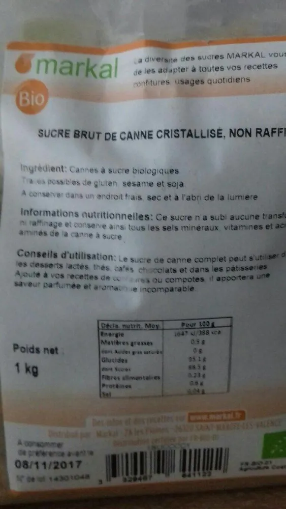 Sucre Canne Complet