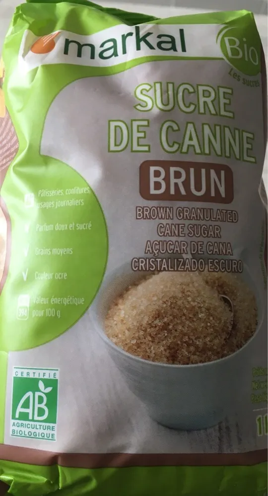 Sucre de canne brun