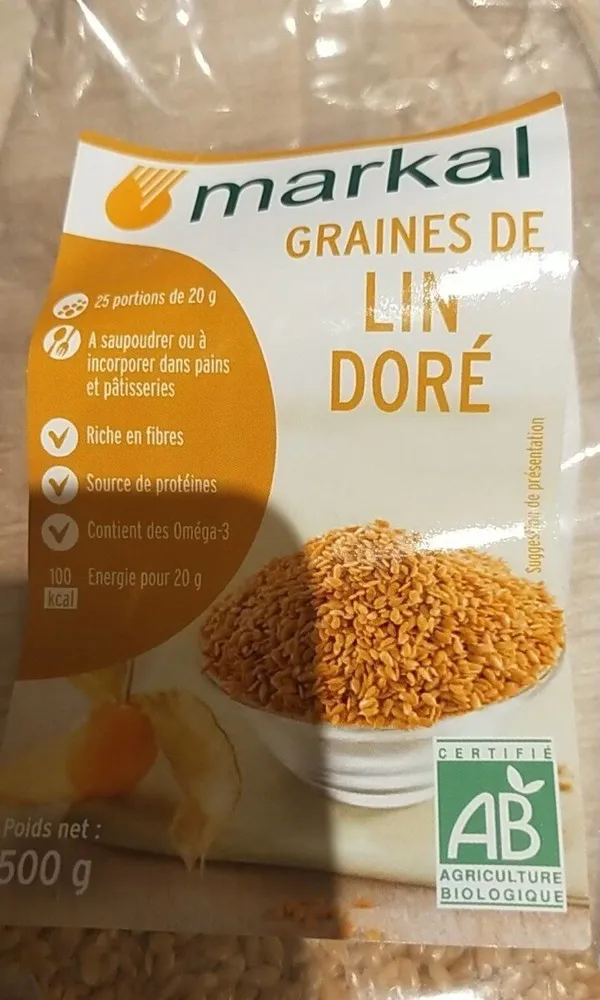 Graines de lin doré