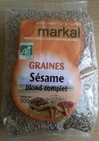 Graines Sésame blond complet