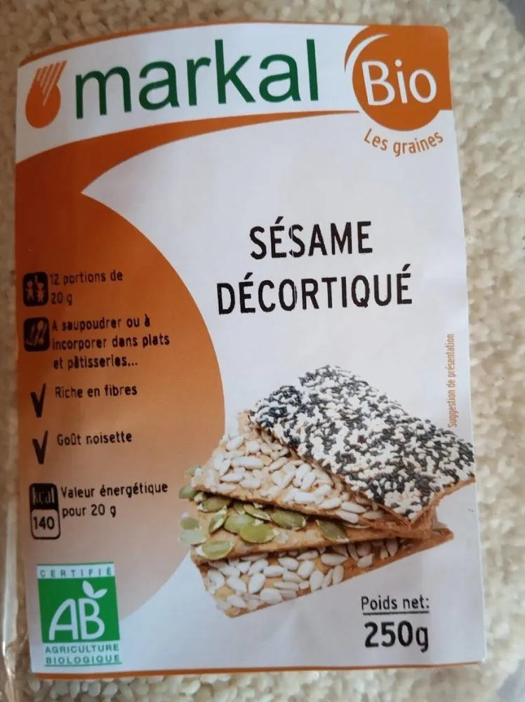 Sésame blond décortiqué