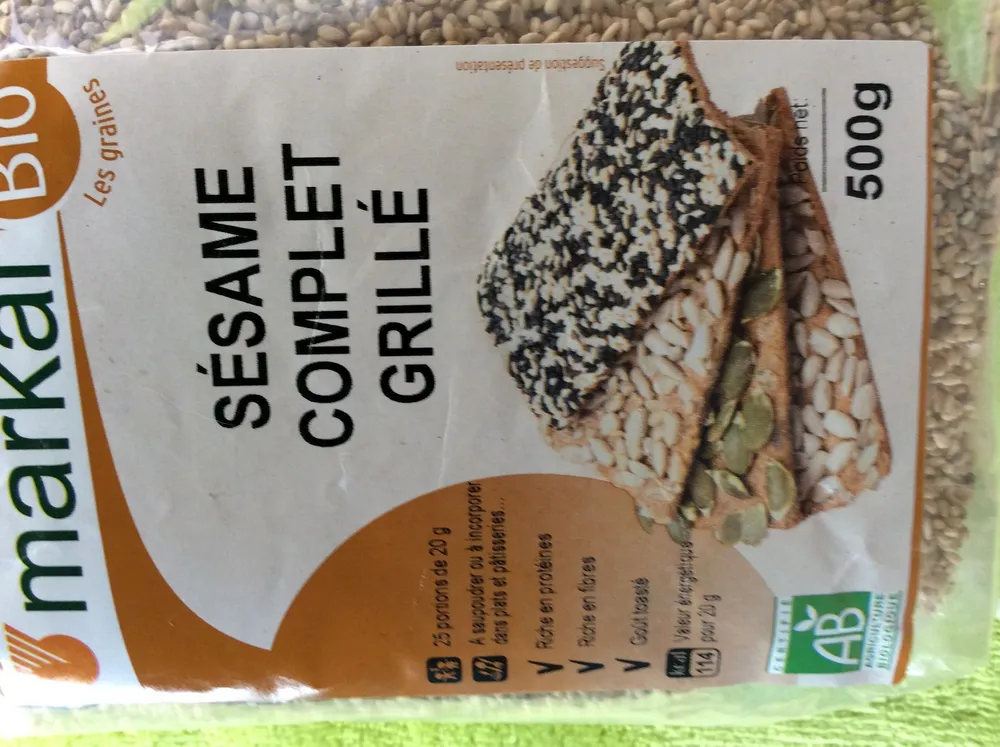 Sésame complet grillé