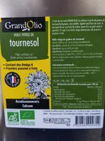 Huile vierge de tournesol bio