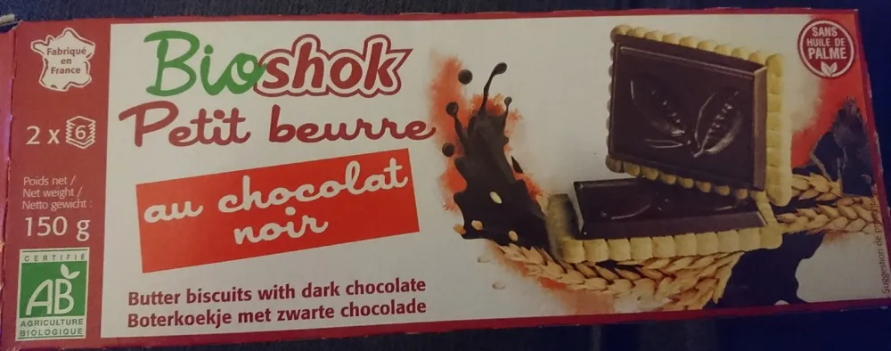 Petit Beurre au Chocolat Noir