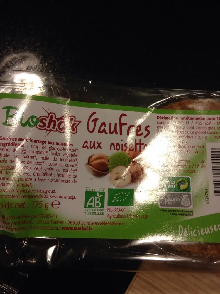 Gaufres au Noisettes